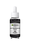 1 AHA plus BHA and Niacinamide Charcoal Serum